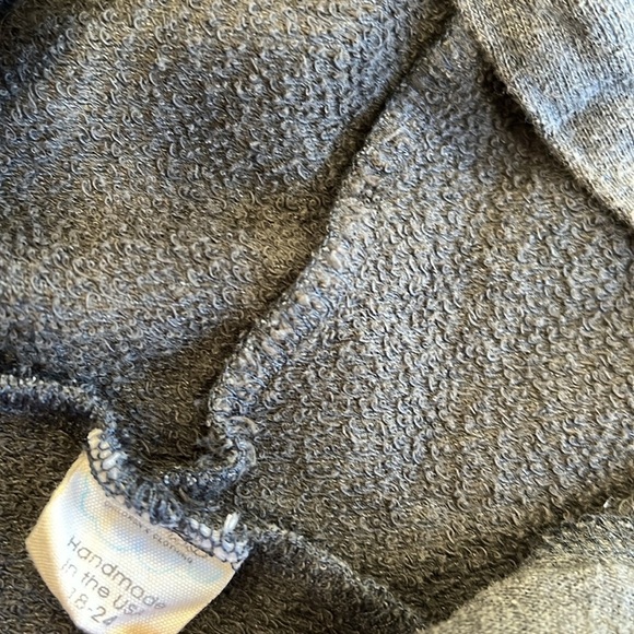 Lulu + Roo gray hooded sweatshirt - Picture 4 of 6